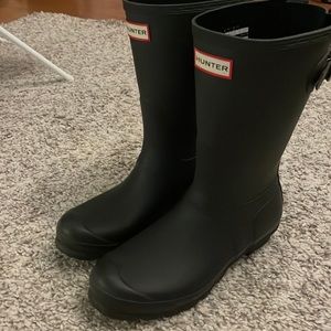 Low Black Hunter Boots